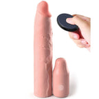 fantasy x tensions pipedreams manche 22 86 cm plug 7 62 cm remote skin