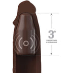 fantasy x tensions pochette pipedreams 22 86 cm plug 7 62 cm telecommande marron