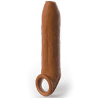 Manchon pénien silicone avec sangle testiculaire — vue principale