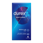 Préservatifs Durex Classique Naturel latex 6 unités — détail produit