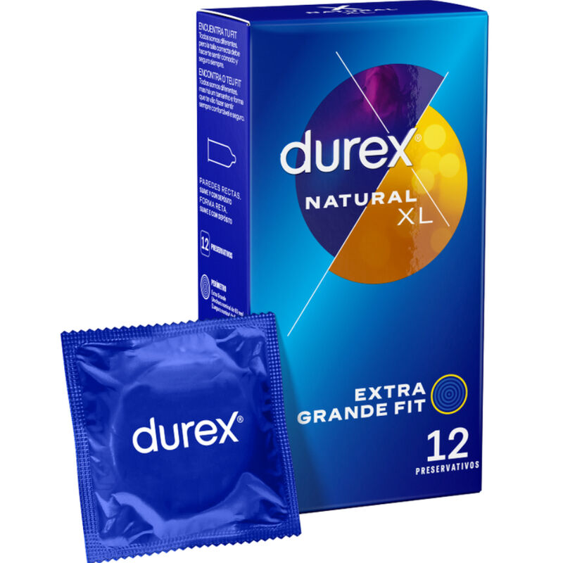 Préservatif XL latex naturel Durex — vue principale