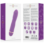 Vibromasseur point G silicone flexible 20 modes lilas — vue de dos