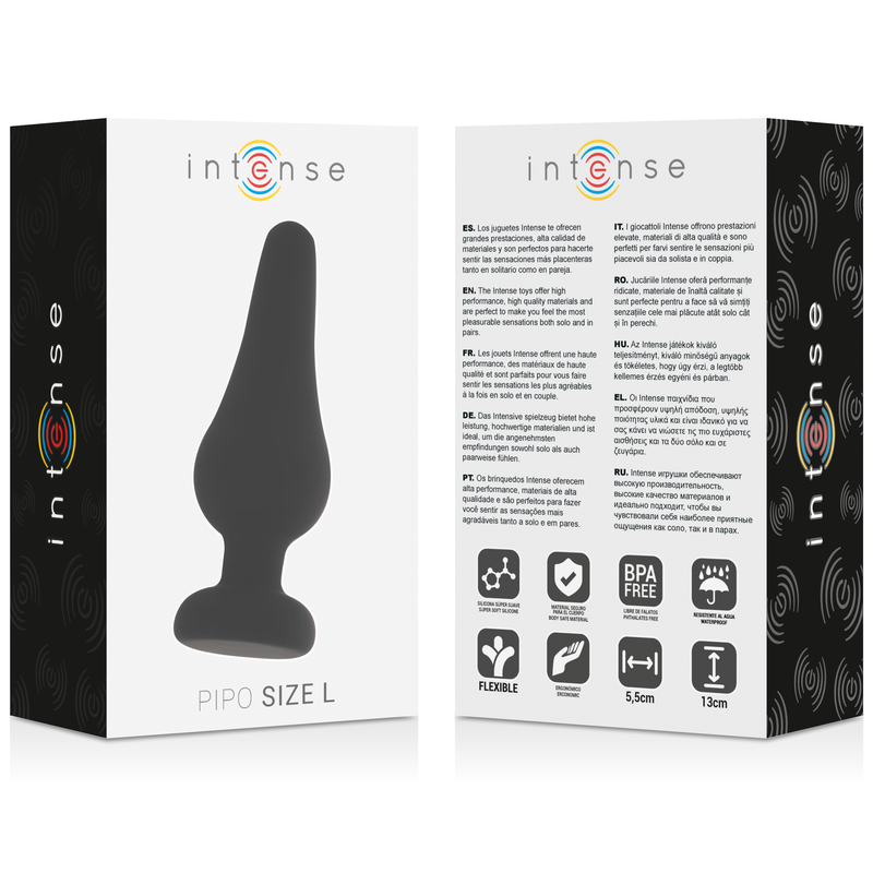 Plug anal Pipo en silicone conique Intense — vue rapprochée 2