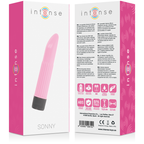 Vibromasseur classique à pointe incurvée rose — vue de dos