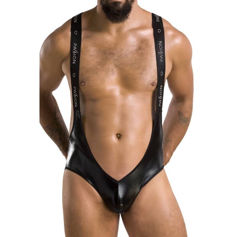 Body harnais homme Bruno noir — vue de profil