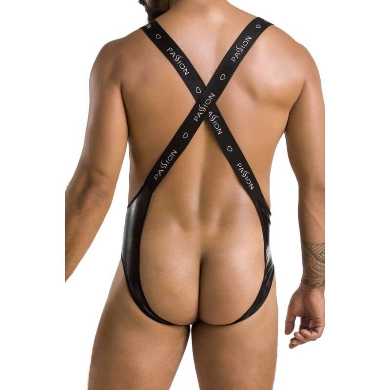 Body harnais homme Bruno noir — vue de dos