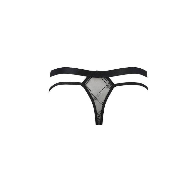 String homme sexy Collin noir — angle alternatif