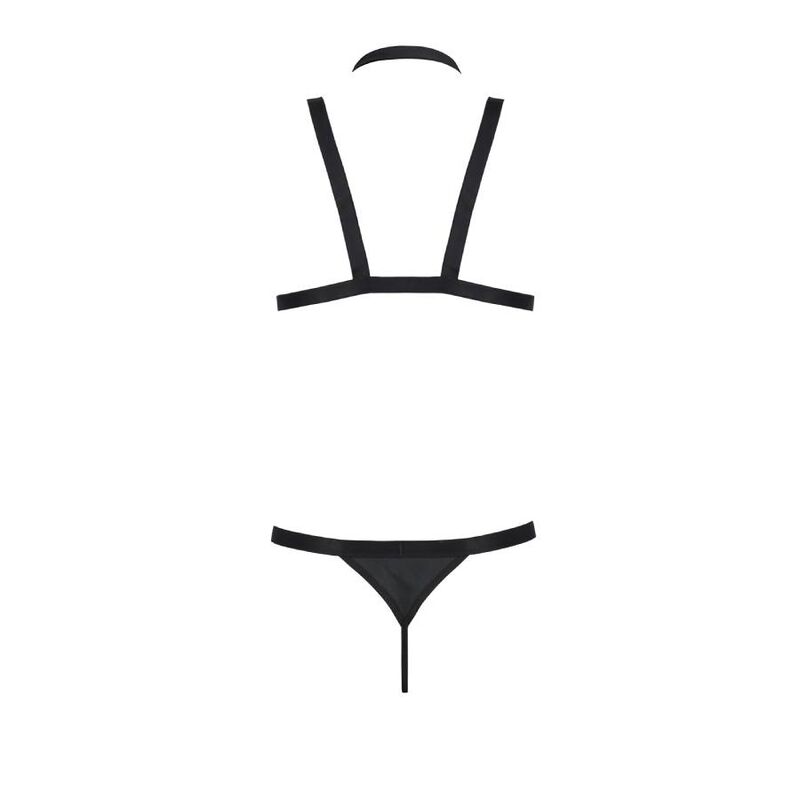 Ensemble Andrew Black polyuréthane homme — angle alternatif