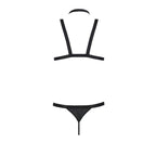 Ensemble Andrew Black polyuréthane homme — angle alternatif