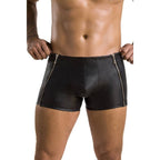 Boxer homme Passion noir mat polyuréthane — vue de profil
