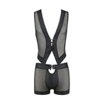 Ensemble homme effet cuir William — détail texture surface