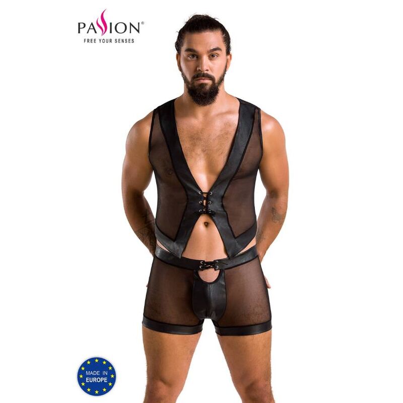 Ensemble homme effet cuir William — vue principale