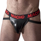 Jockstrap homme effet cuir extensible — vue galerie 11