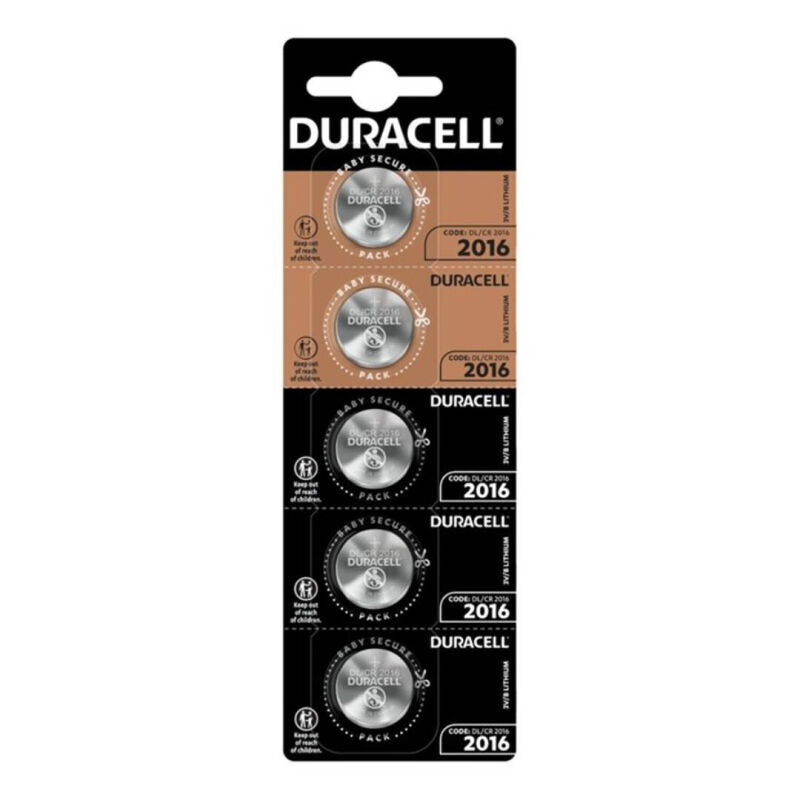 Pile bouton CR2016 pour appareils variés DURACELL