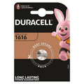 Blister Duracell d'une pile bouton lithium CR1616 3V vue de face en pack baby secure, format compact pour porte-cles, montres et jouets electroniques.