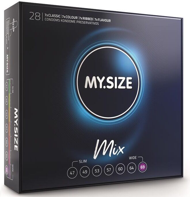 Mix préservatifs larges assortis — vue principale