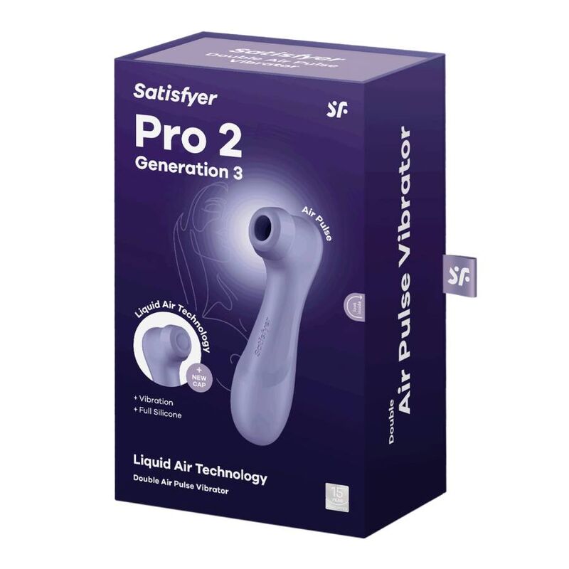 Stimulateur clitoridien Pro 2 Génération 3 Liquid Air — vue de profil 2
