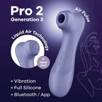 Aspirateur clitoridien Pro 2 Gen 3 silicone Bluetooth — détail texture surface 2