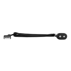 Câble de charge USB magnétique noir — vue de dos