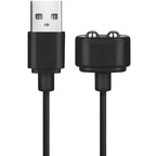Câble de charge USB magnétique noir — vue principale