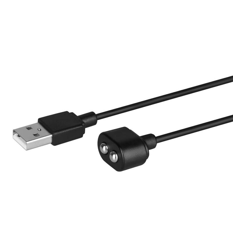 Câble de charge USB magnétique noir — détail produit