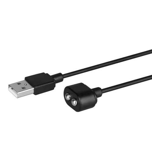 Câble de charge USB magnétique noir — détail produit
