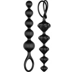 Chapelet anal en silicone perles graduées — vue principale