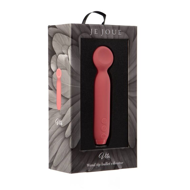 Vibromasseur bullet Vita pointe arrondie — détail texture surface