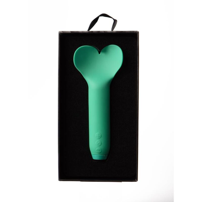 Mini vibromasseur bullet à pointe cœur Amour — vue de profil