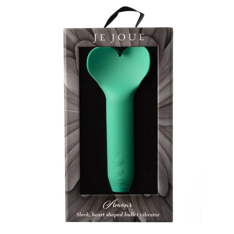 Mini vibromasseur bullet à pointe cœur Amour — vue de dos