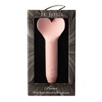 Mini vibromasseur bullet à pointe cœur Amour — finition matière