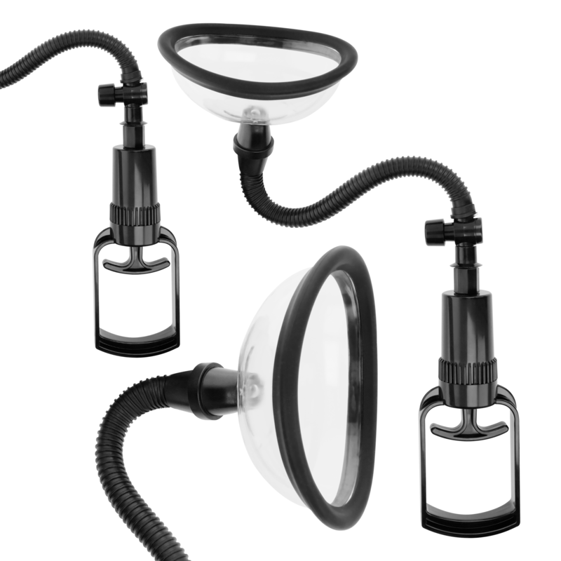 Pompe vaginale manuelle avec deux coupelles interchangeables — détail produit