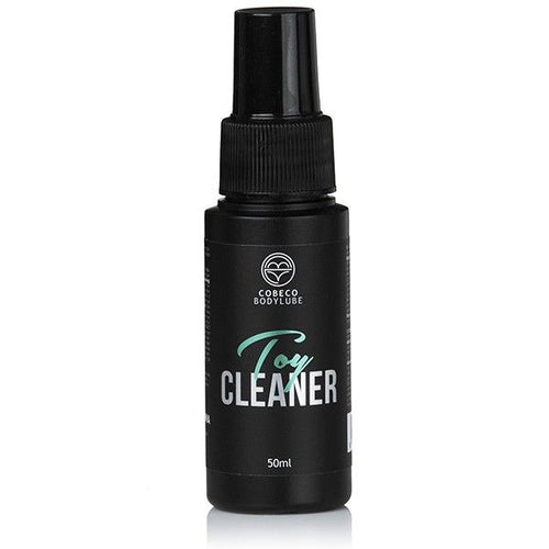 Flacon spray noir Cobeco Bodylube Toy Cleaner 50 ml, nettoyant hygienique pour sextoys qui n altere pas les matieres, pulverisateur pratique d entretien