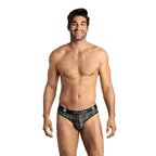 Slip homme microfibre à carreaux Balance — vue principale
