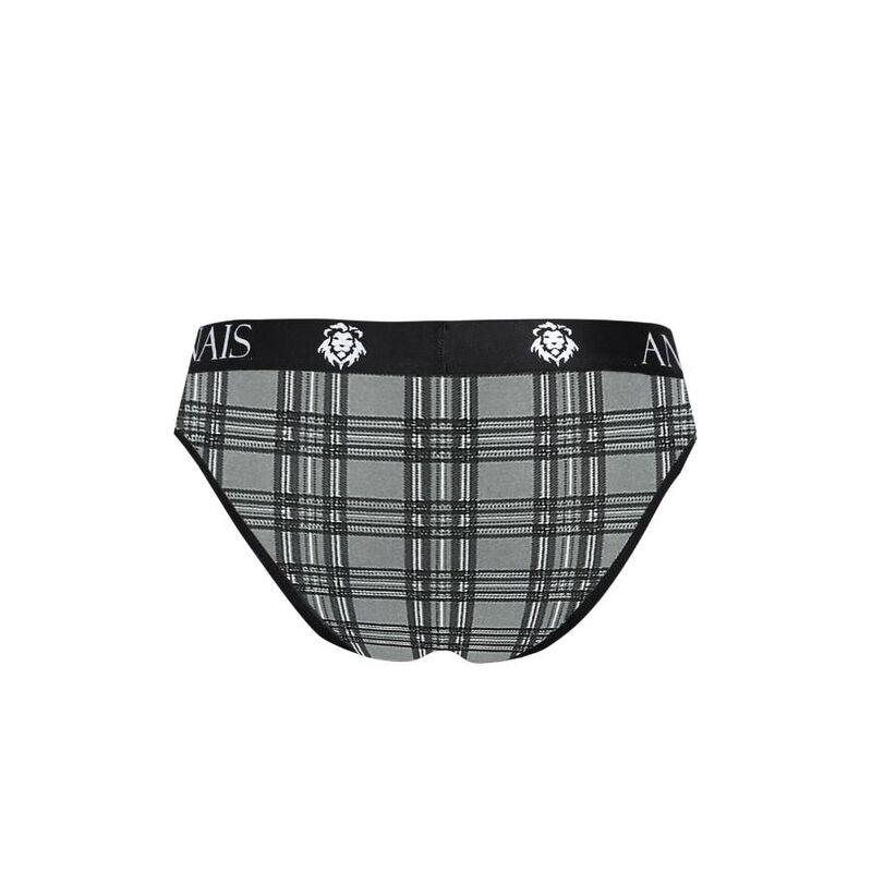 Slip homme microfibre à carreaux Balance — vue de dos