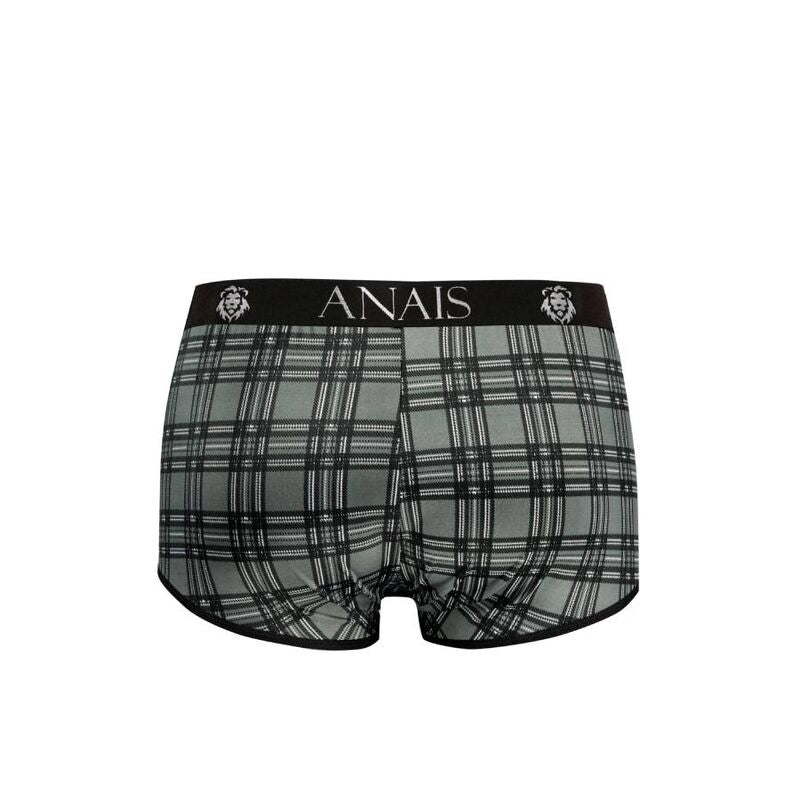 Boxer homme microfibre à carreaux Balance — vue de dos