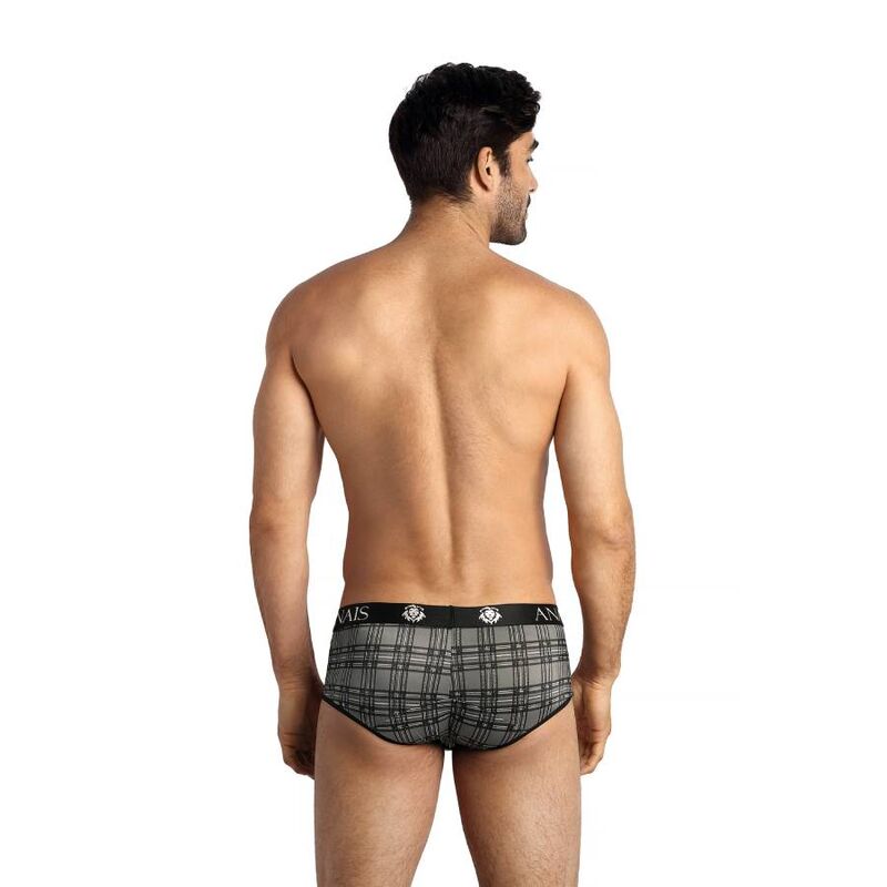 Slip homme microfibre à carreaux Balance — vue rapprochée