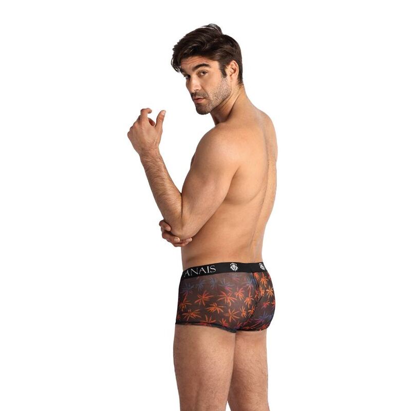Boxer homme en tulle doux imprimé palmiers — détail produit