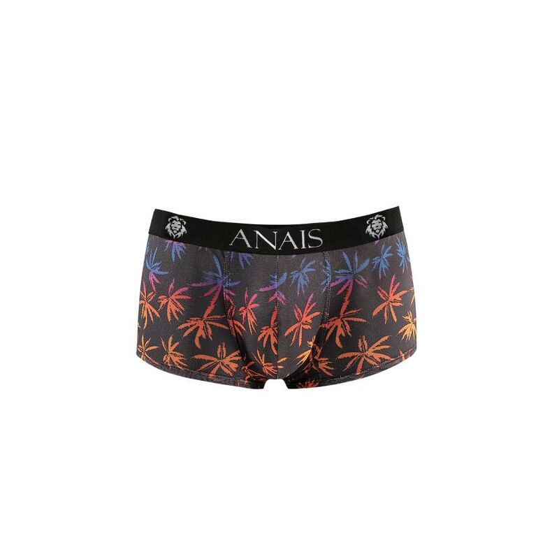 Boxer homme en tulle doux imprimé palmiers — vue de profil