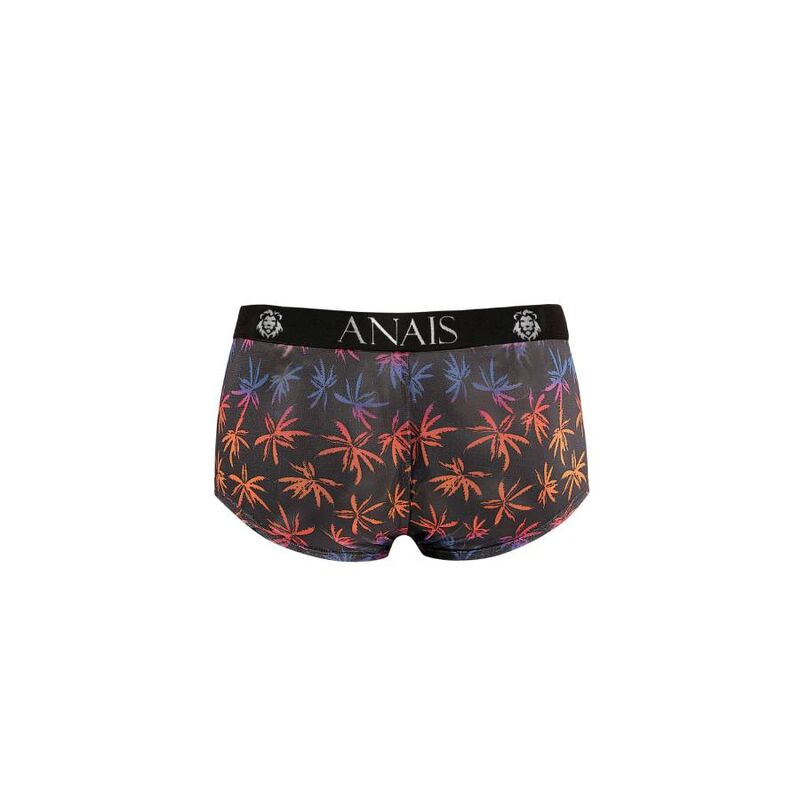 Boxer homme en tulle doux imprimé palmiers — vue de dos