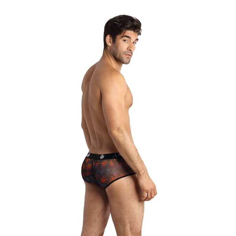 Boxer homme tulle imprimé palmiers Anais — détail produit