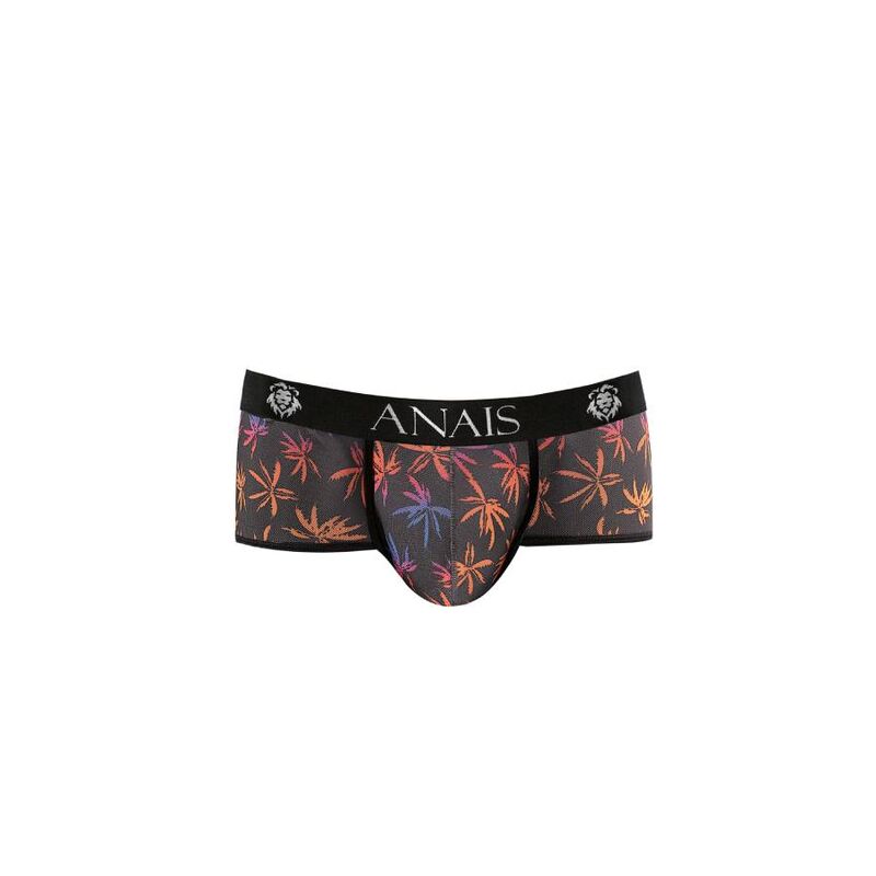Boxer homme tulle imprimé palmiers Anais — vue de profil