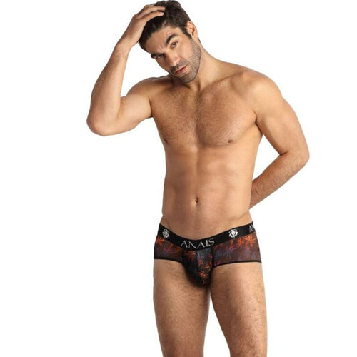 Boxer homme tulle imprimé palmiers Anais — vue principale