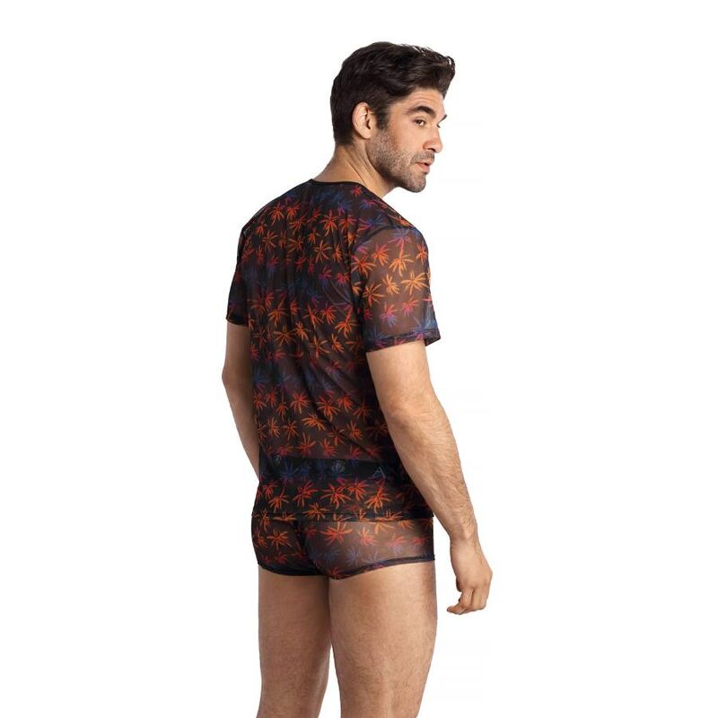 T-shirt homme en tulle séducteur Chill — détail texture surface