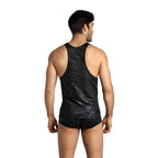 Débardeur homme microfibre sensuel Electro — détail produit
