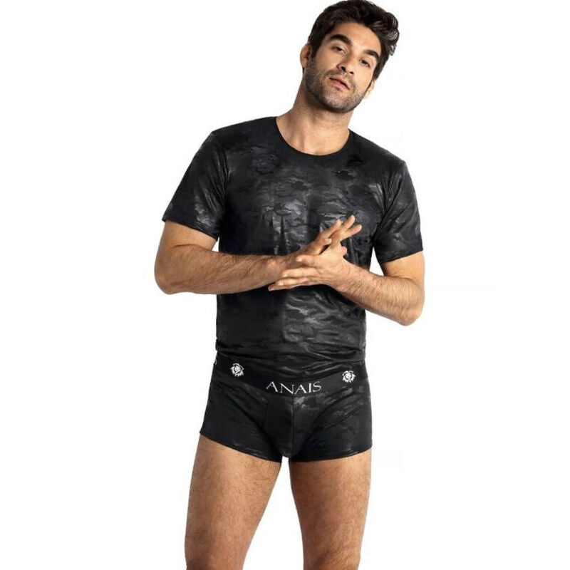 T-shirt homme microfibre Électro imprimé militaire — vue principale