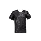 T-shirt homme microfibre Électro imprimé militaire — vue de profil