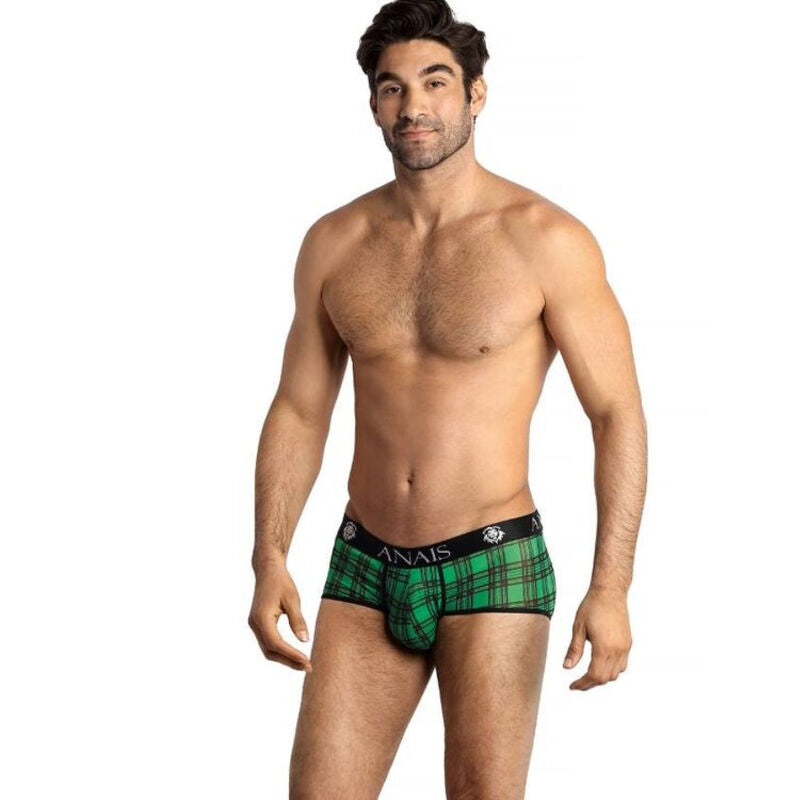 Slip homme échancré Magic carreaux Lycra — vue rapprochée