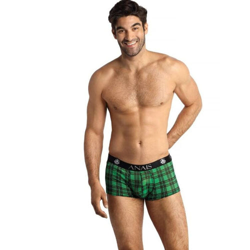 Boxer homme lycra à carreaux Magic — vue principale