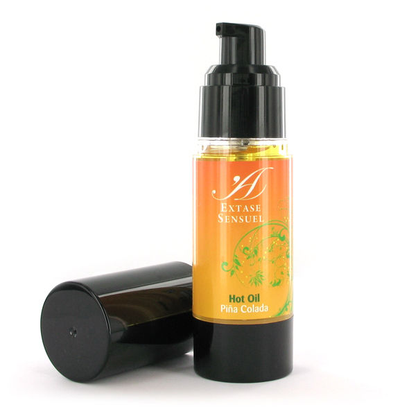 Huile de massage chauffante Piña Colada 30 ml — vue de profil